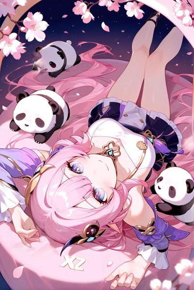 熊猫爱莉哦可爱吧。#人之律者 #爱莉希雅 崩坏三 #致爱莉希雅