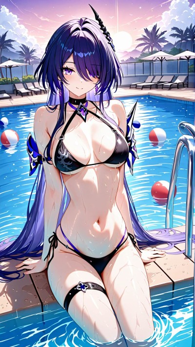 二次元 #崩坏星穹铁道 #泳池穿搭