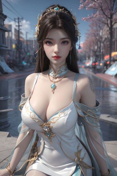 溪幼琴 # 国漫女神 # 完美身材 # 百炼成神