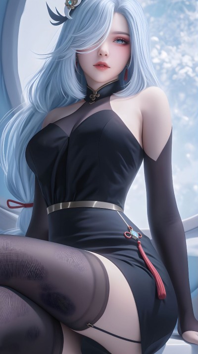 申鹤小姨！占领世界～！#原神 #申鹤 #美图分享