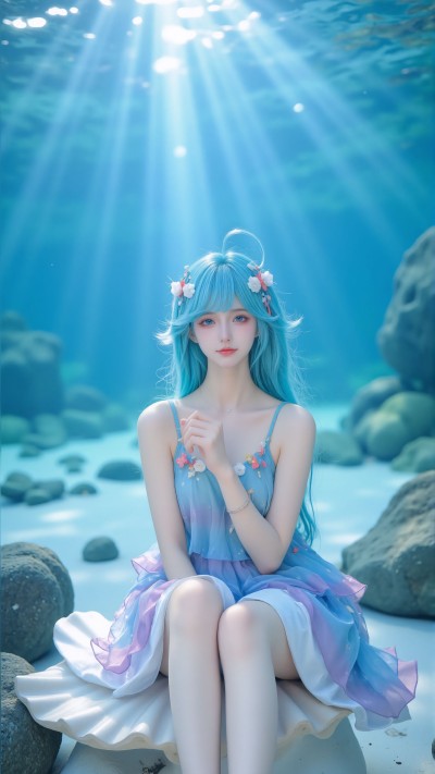 在海底的朵莉亚，你见过吗？。#朵莉亚 #王者荣耀 #一种很新的cosplay