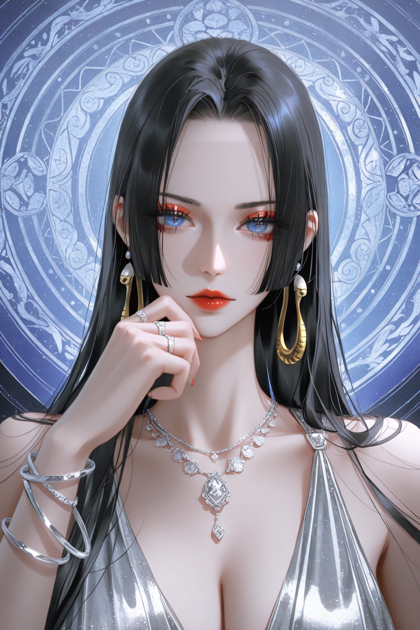 女王。#ai二次元 #动漫美图 #插画 #美图分享 #二次元图片  第1张