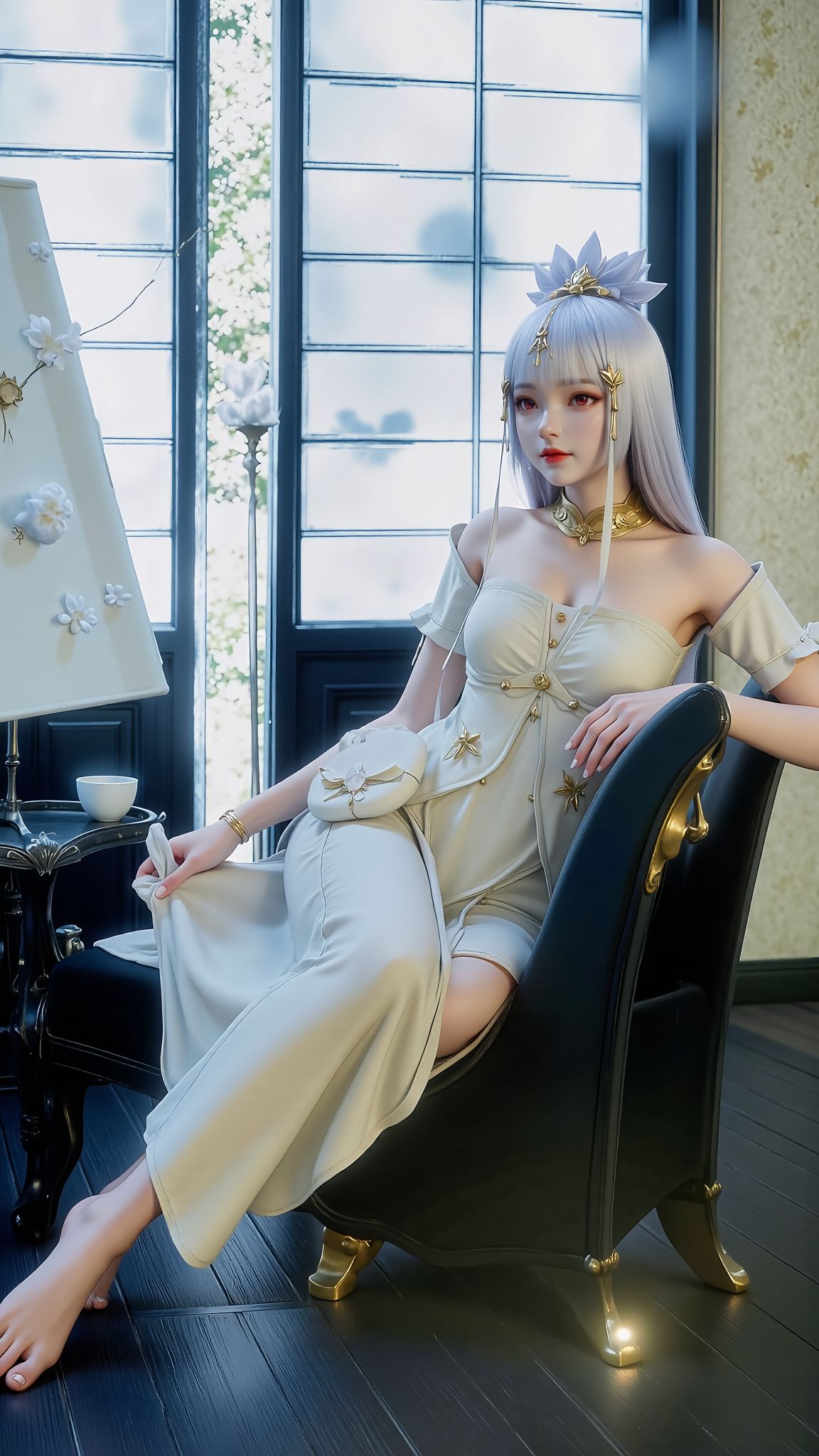 国漫女神太阴玉兔#太阴玉兔 #完美世界 #国漫壁纸  第4张