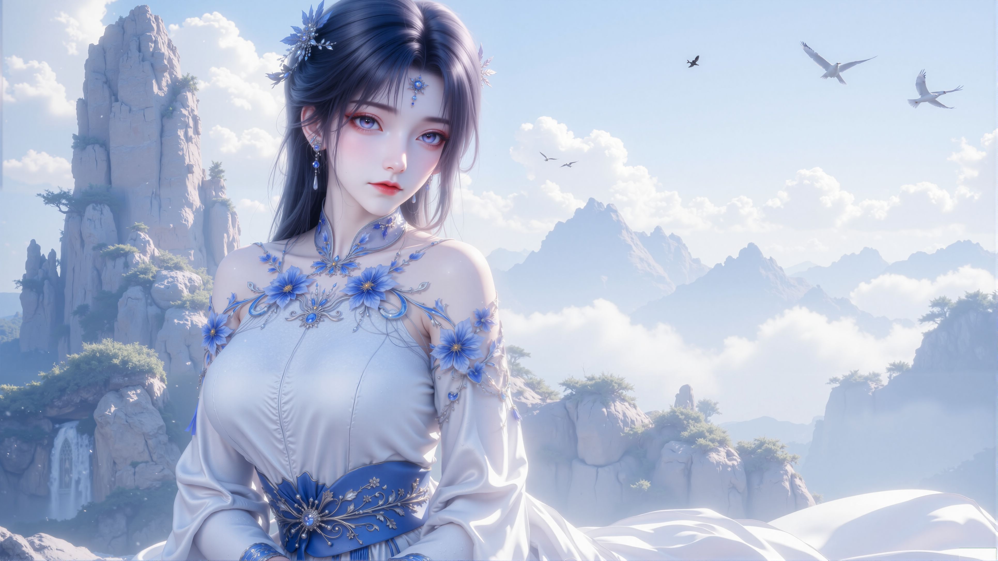 完美世界 云曦 青花瓷 女神 动漫美女  第2张