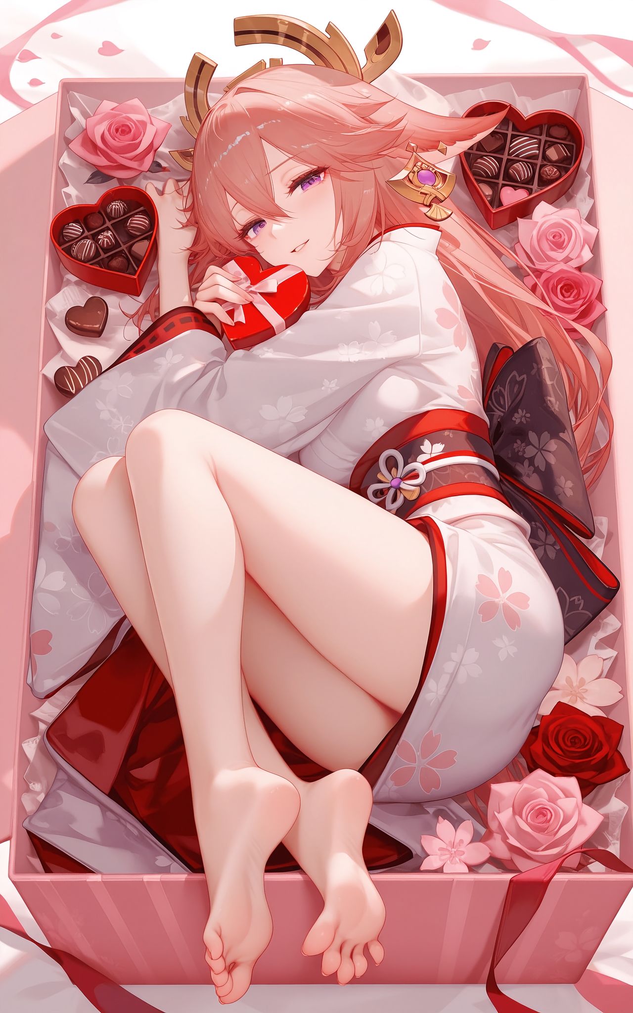 原神 #二次元 #手机墙纸 #八重神子 #神里绫华  第3张