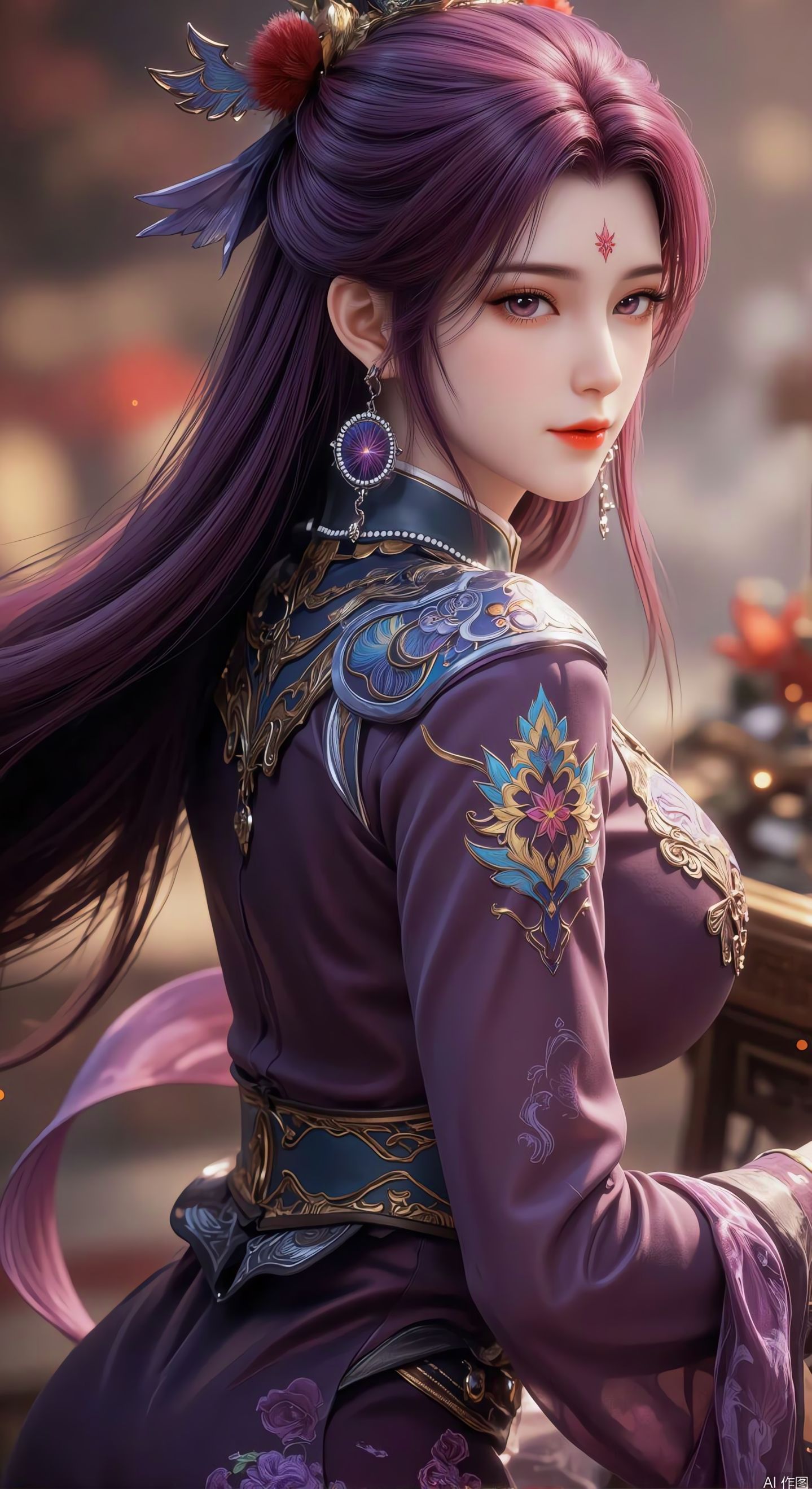 国漫女神壁纸。#司幼幽 #牧神记 #天魔教教主夫人司幼幽 #ai绘画  第4张
