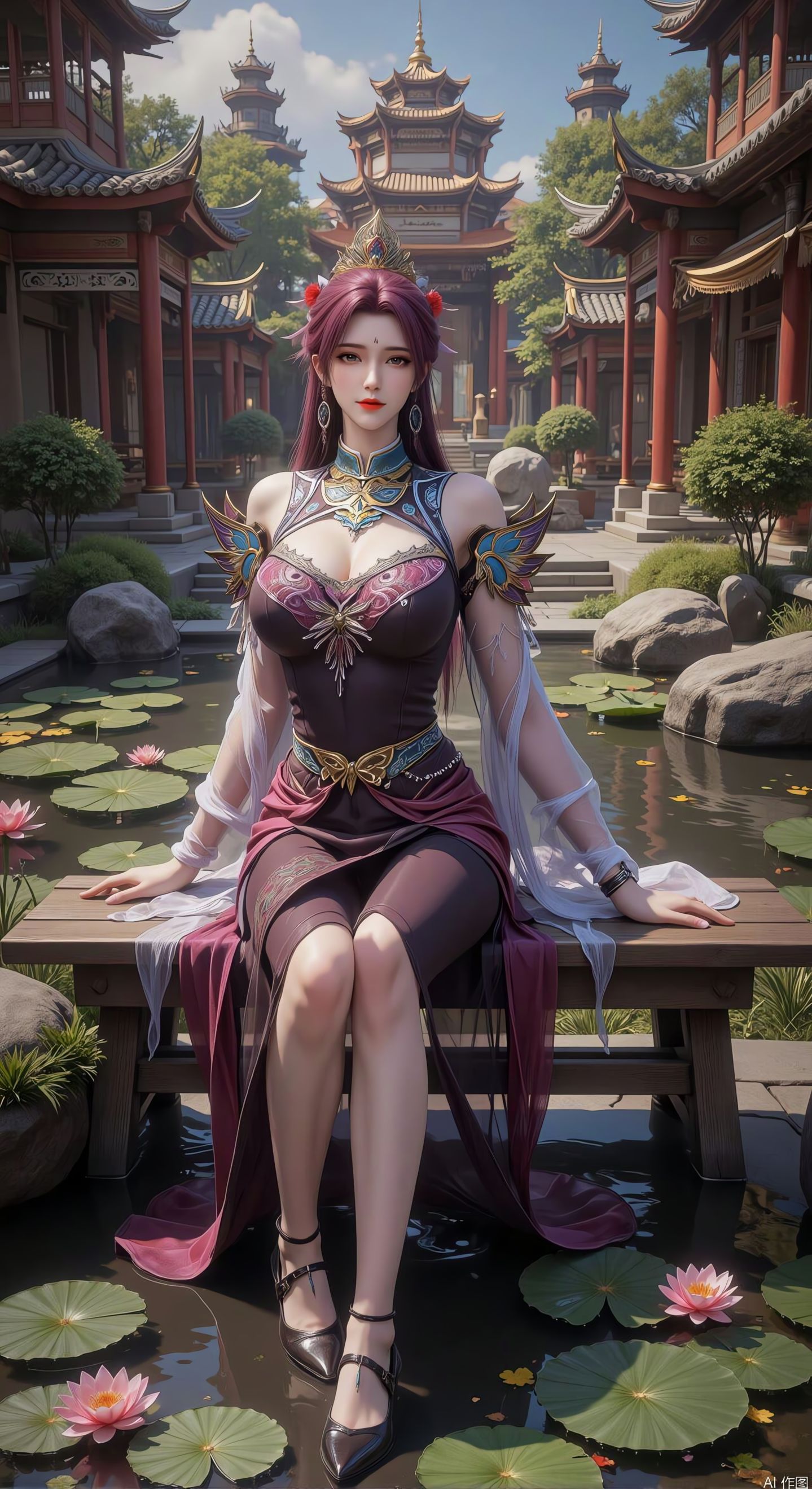 国漫女神壁纸。#司幼幽 #牧神记 #天魔教教主夫人司幼幽 #ai绘画  第3张
