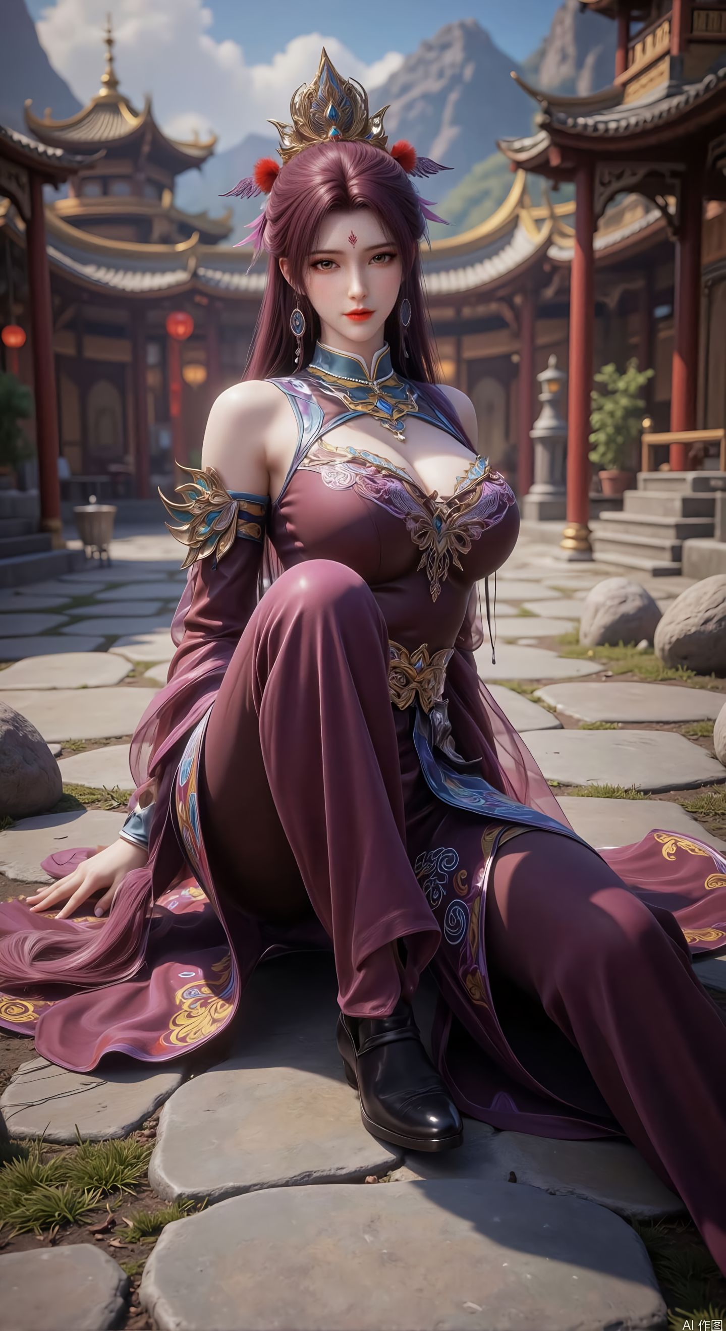 国漫女神壁纸。#司幼幽 #牧神记 #天魔教教主夫人司幼幽 #ai绘画  第5张