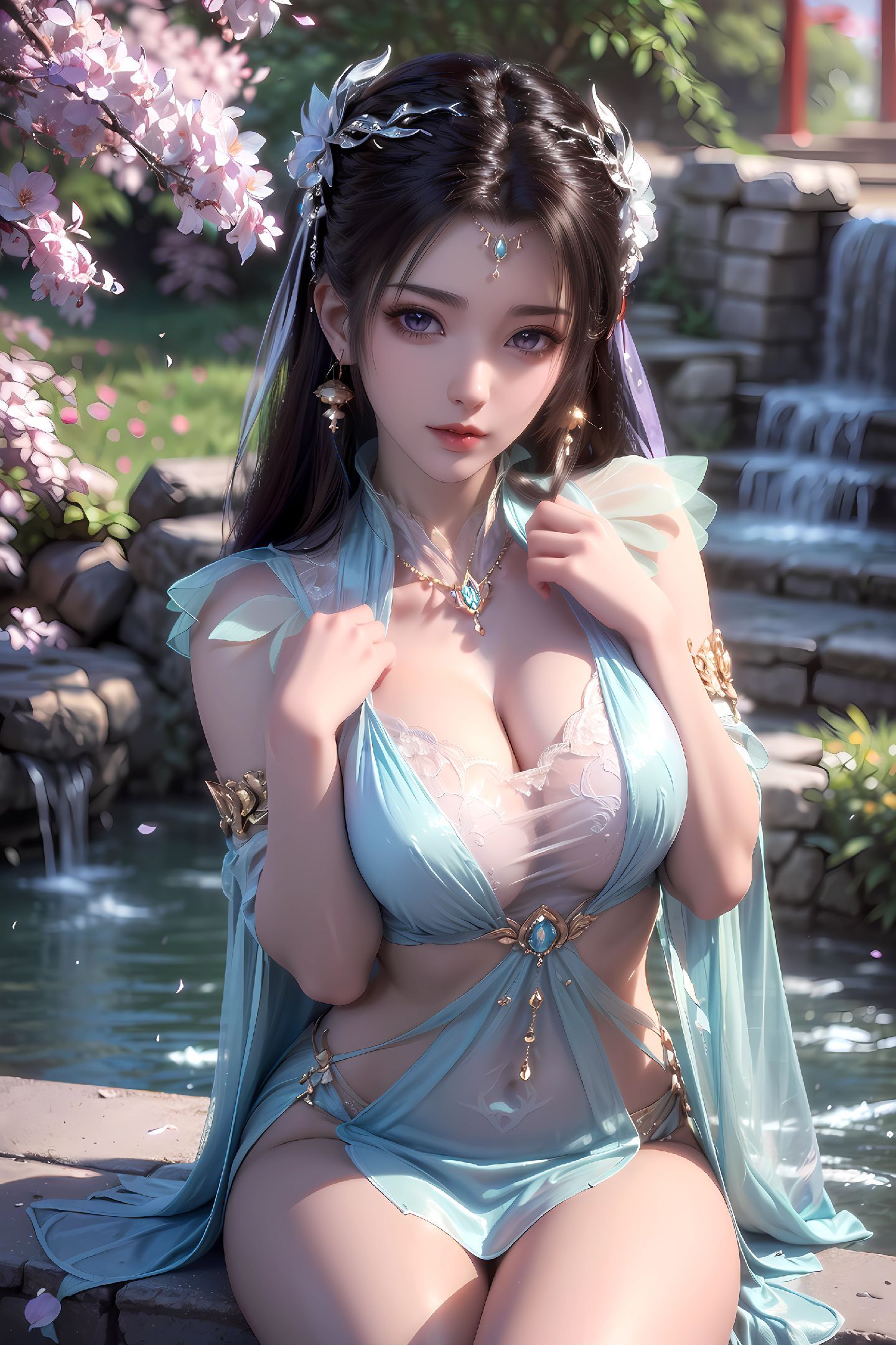 易文君#国漫美女 #完美身材 #性感美女 #易文君 #大长腿美女  第6张