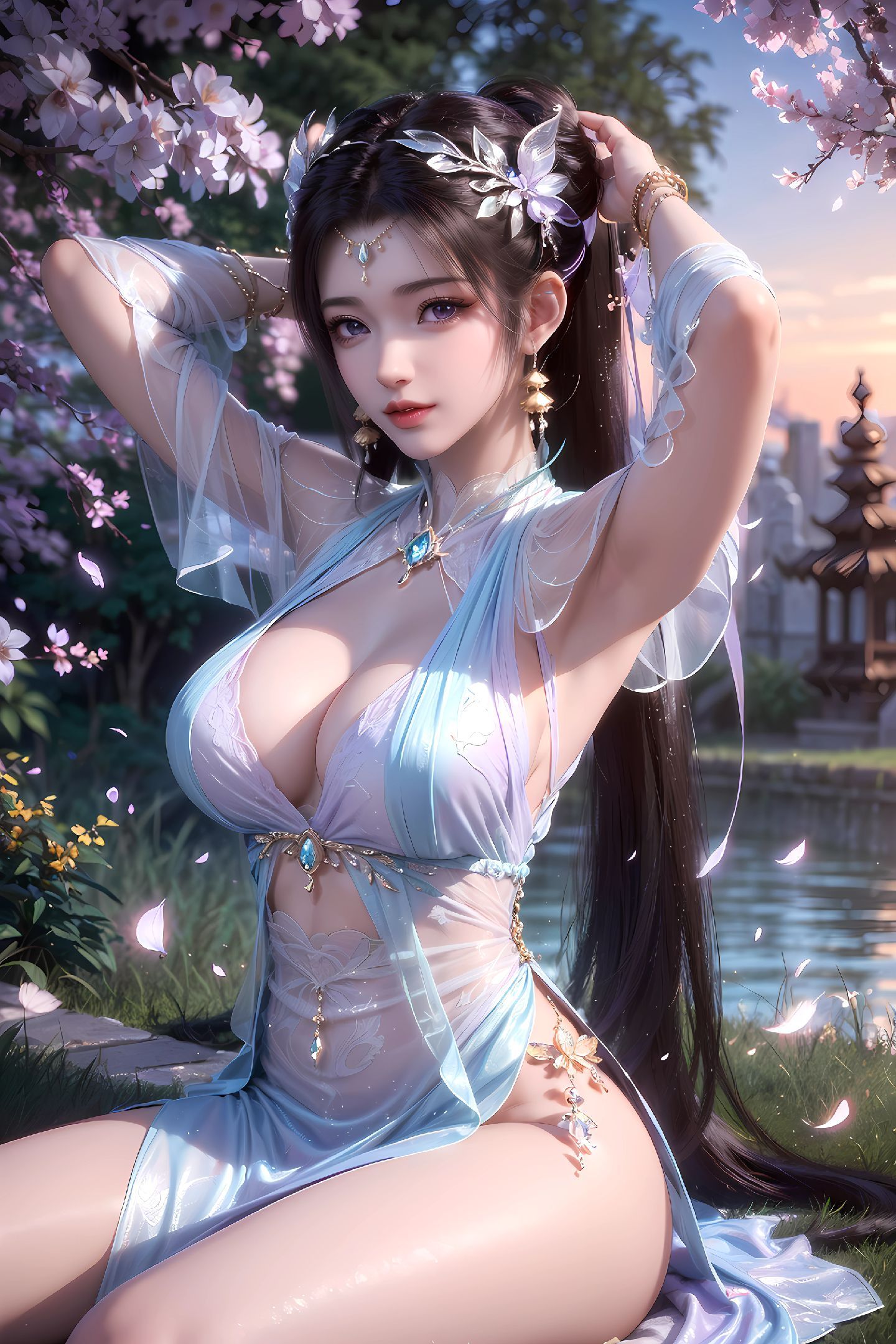 易文君#国漫美女 #完美身材 #性感美女 #易文君 #大长腿美女  第7张