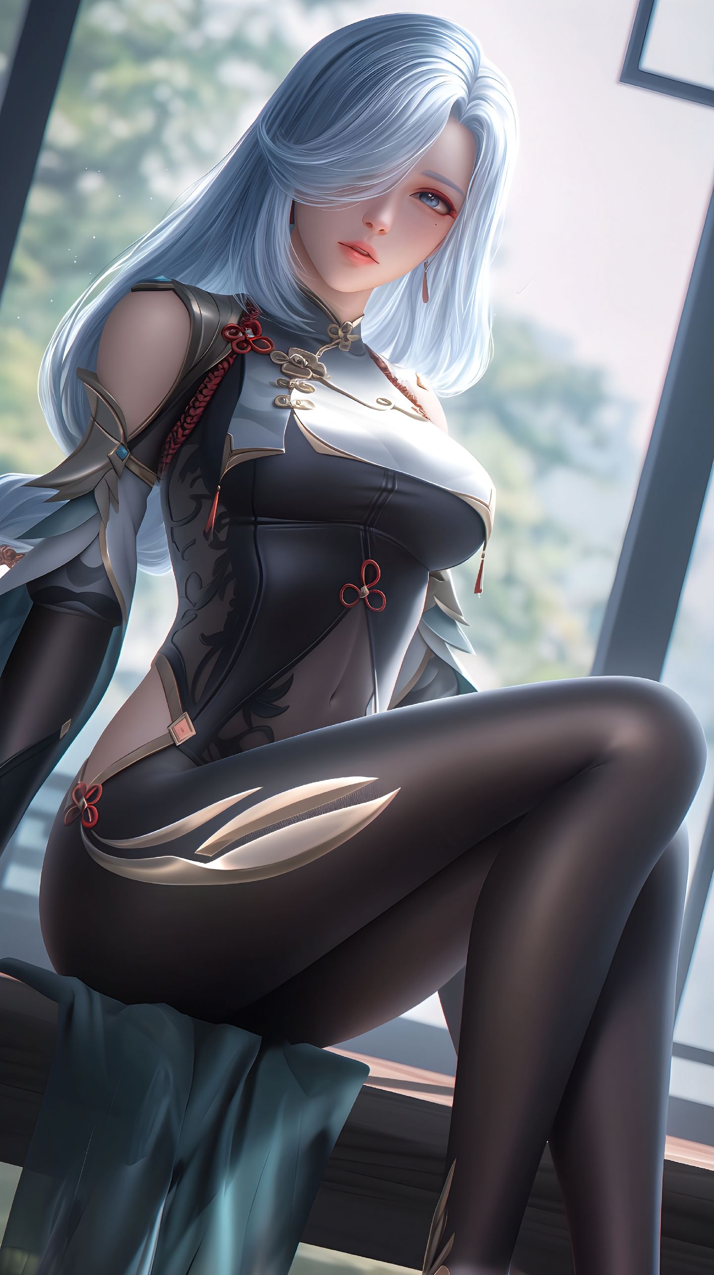 申鹤小姨！占领世界～！#原神 #申鹤 #美图分享  第2张