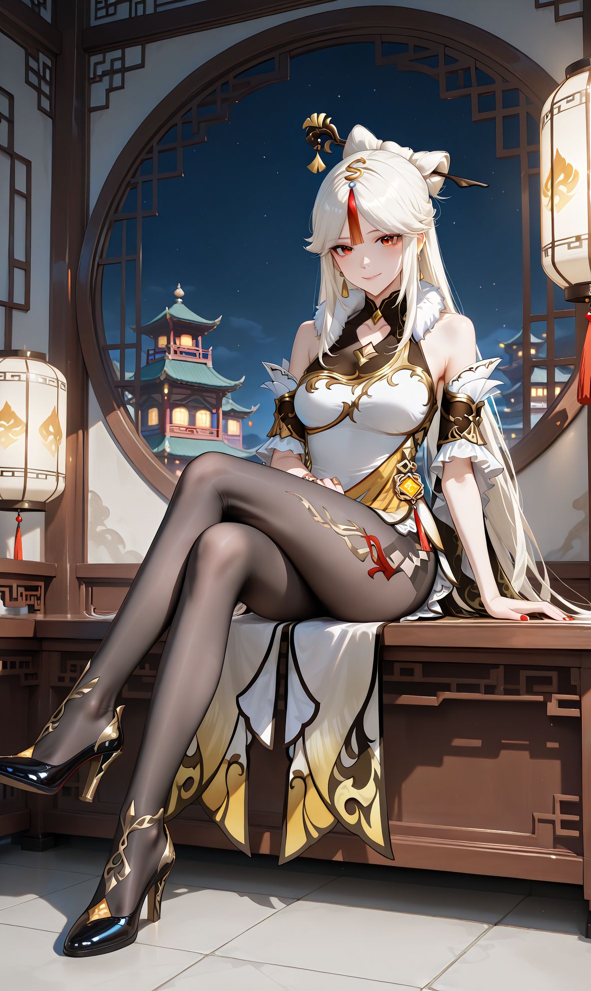 ai绘画 #二次元 #美图分享 #原神 #凝光  第2张