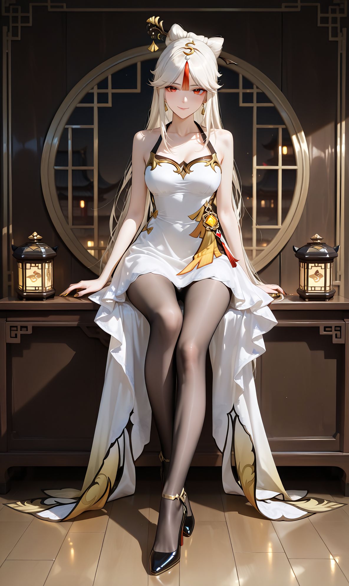 ai绘画 #二次元 #美图分享 #原神 #凝光  第4张