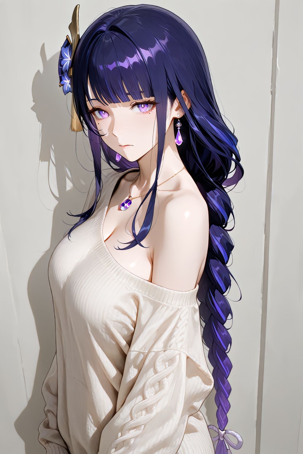 二次元美图你要怎么抵抗我#御姐#原神#雷电将军  第2张