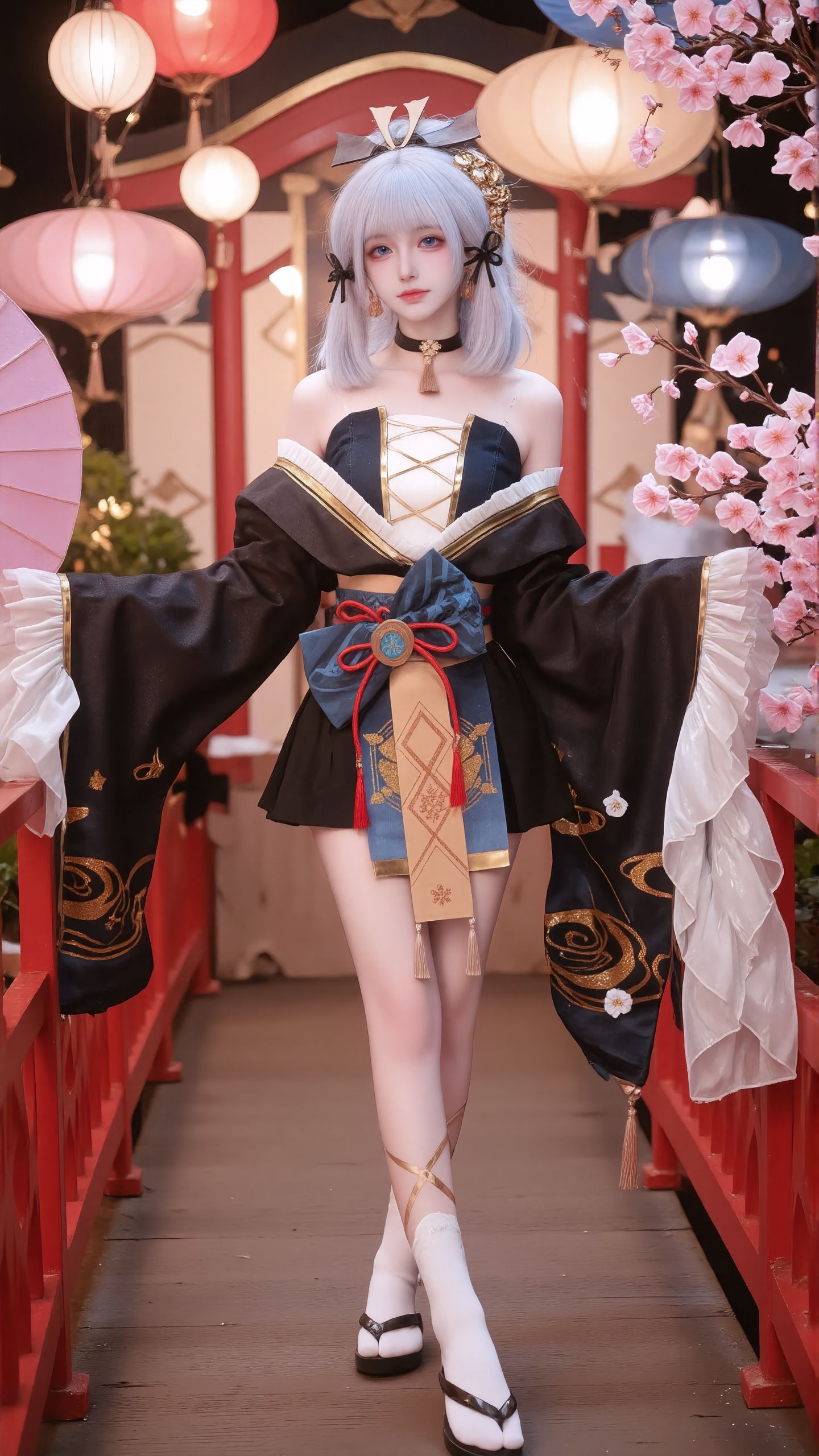 这就是大小姐才有的气质吗？。#神里绫华 #原神 #一种很新的cosplay  第2张