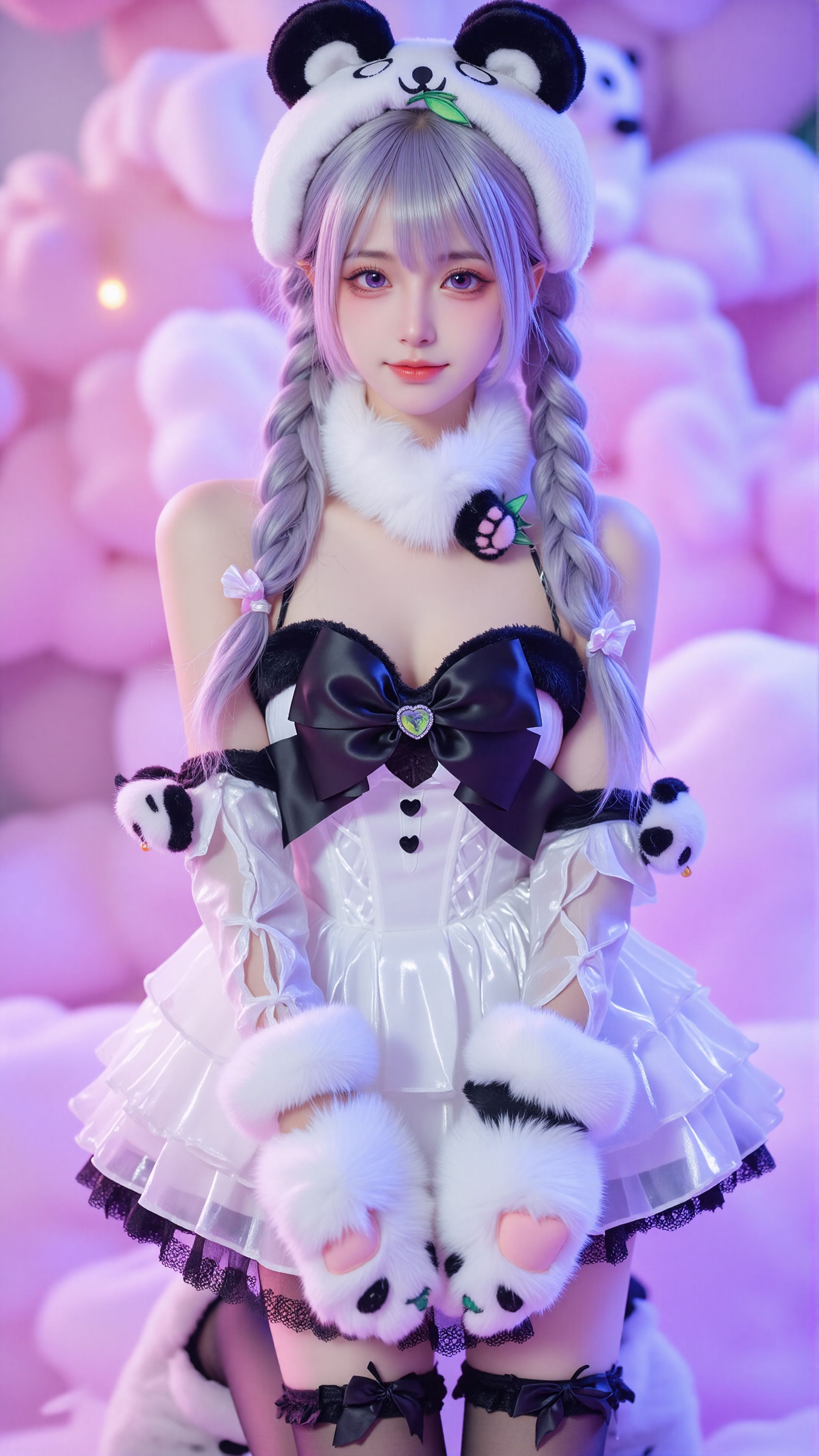 这是熊猫，也是沈妙~。#熊猫沈妙 #永劫无间 #一种很新的cosplay  第2张