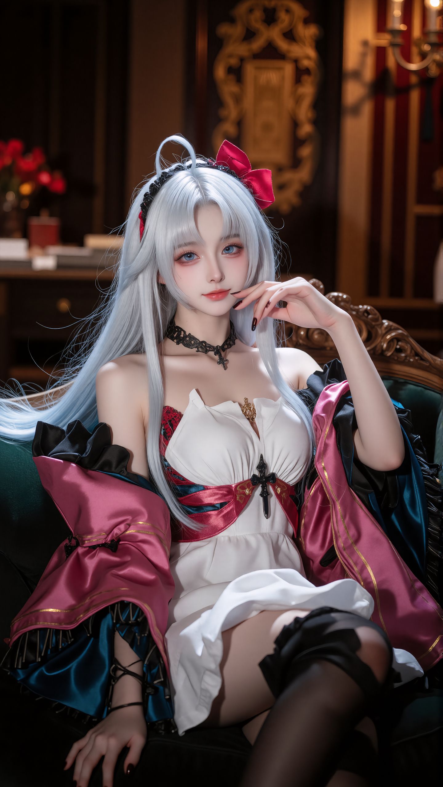 见过二小姐了吗？。#珂莱塔 #鸣潮  #一种很新的cosplay 第3张