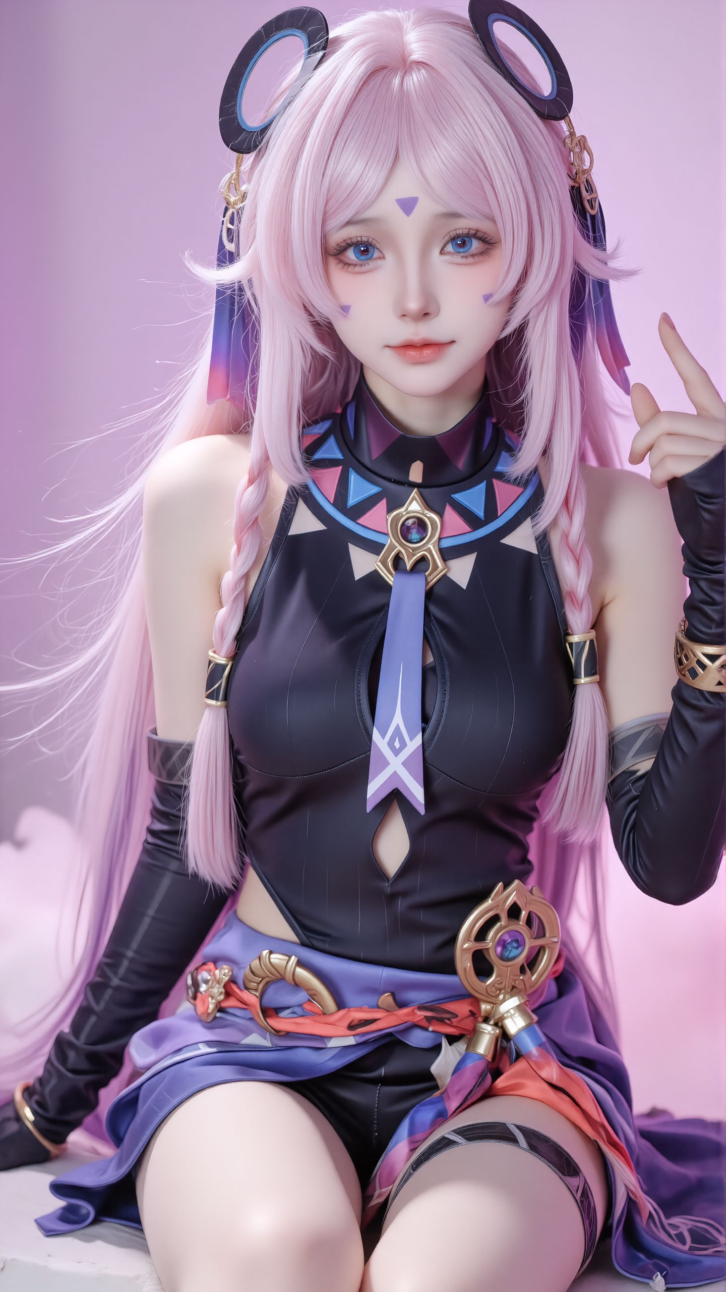 快！叫奶奶！。#茜特菈莉 #原神 #一种很新的cosplay  第2张