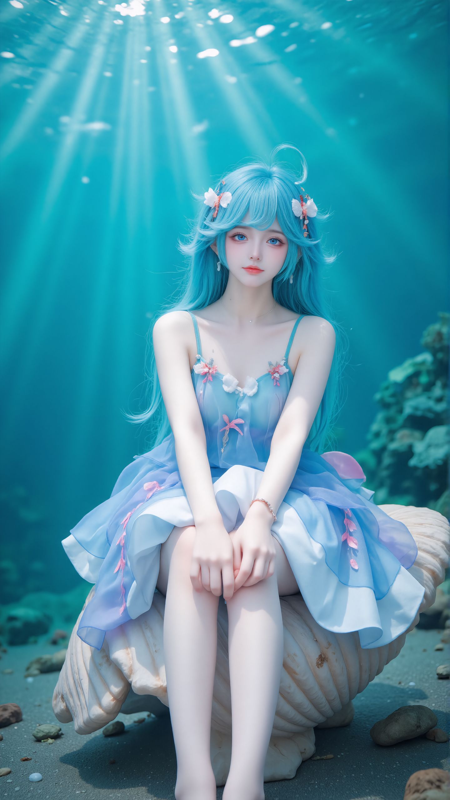 在海底的朵莉亚，你见过吗？。#朵莉亚 #王者荣耀 #一种很新的cosplay  第3张