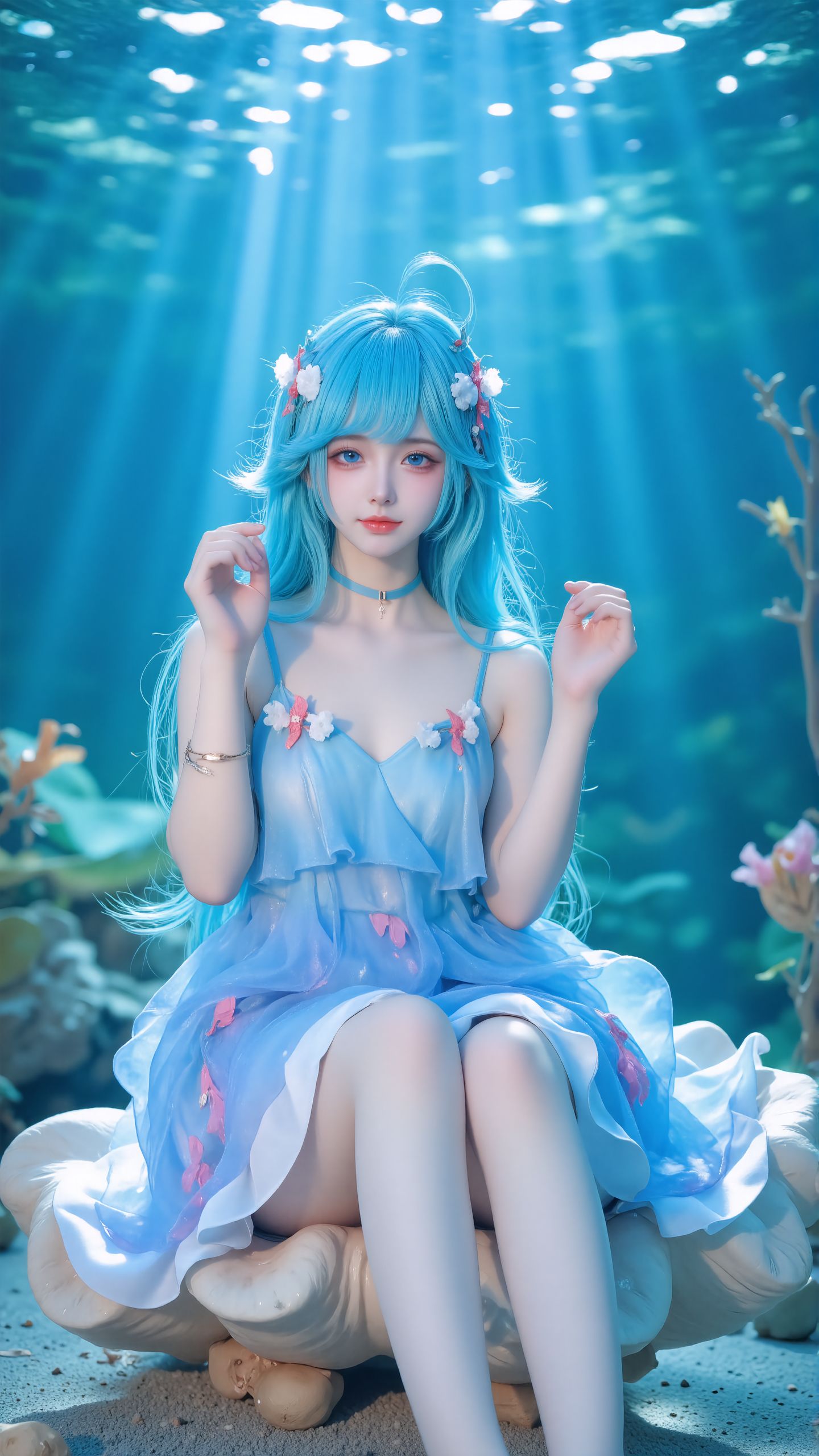 在海底的朵莉亚，你见过吗？。#朵莉亚 #王者荣耀 #一种很新的cosplay  第4张