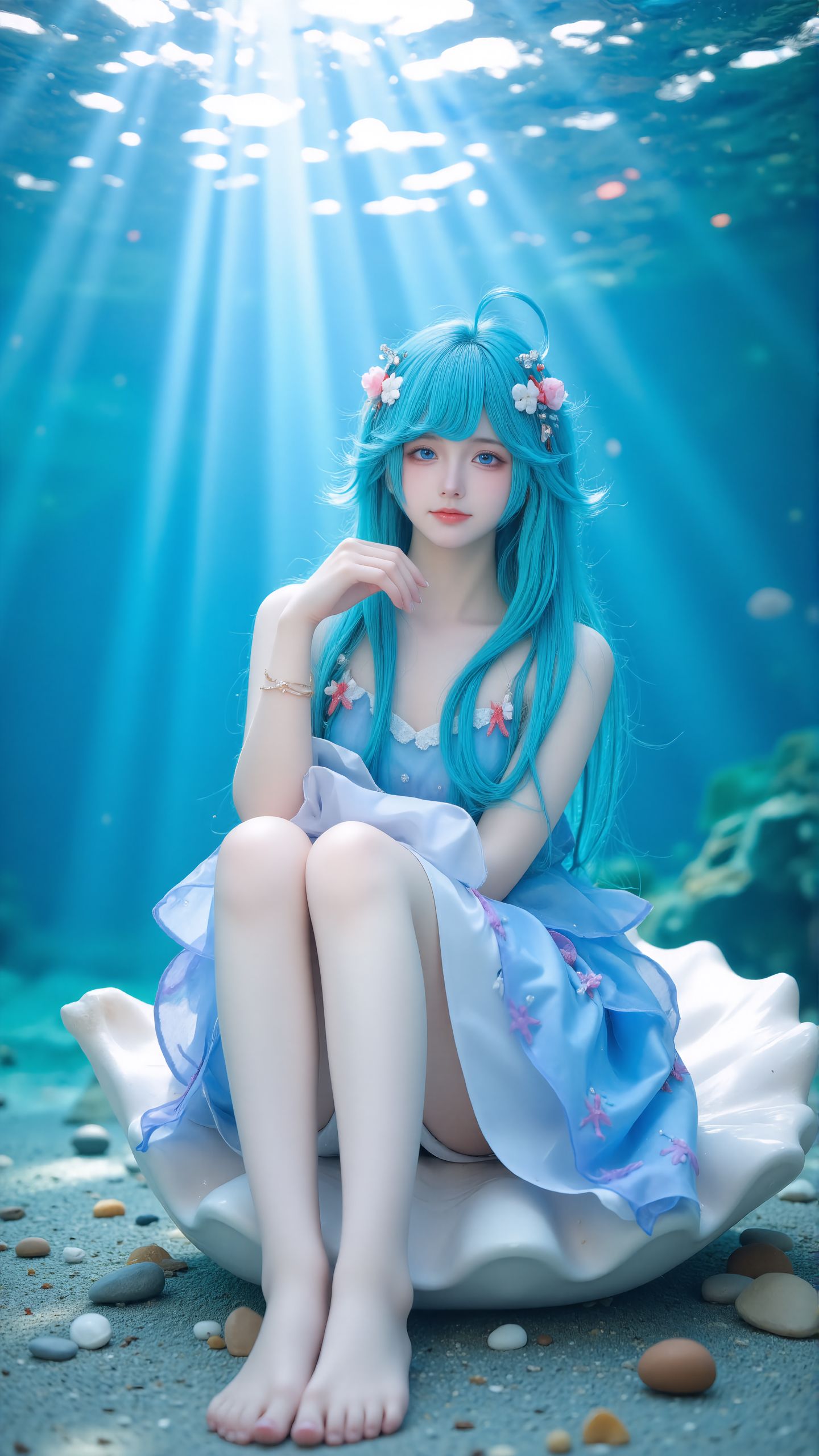 在海底的朵莉亚，你见过吗？。#朵莉亚 #王者荣耀 #一种很新的cosplay  第2张