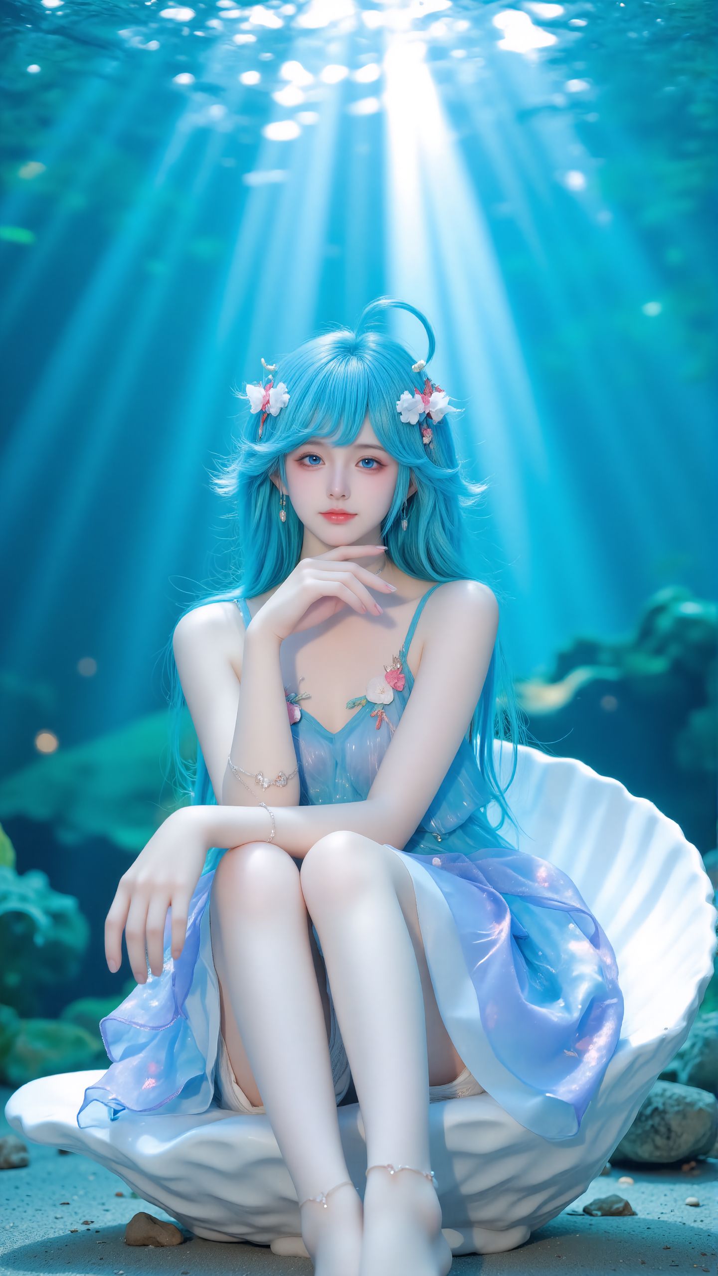 在海底的朵莉亚，你见过吗？。#朵莉亚 #王者荣耀 #一种很新的cosplay  第5张